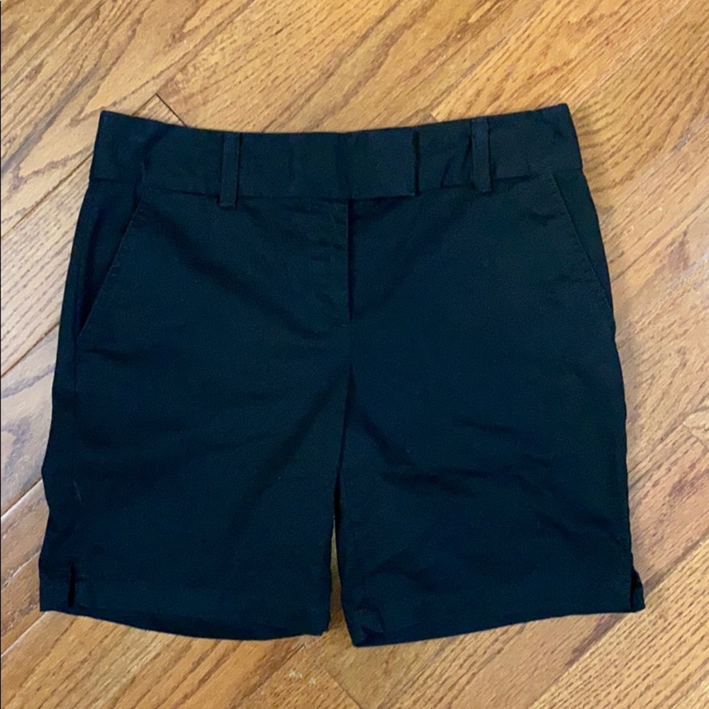 Loft black khaki shorts